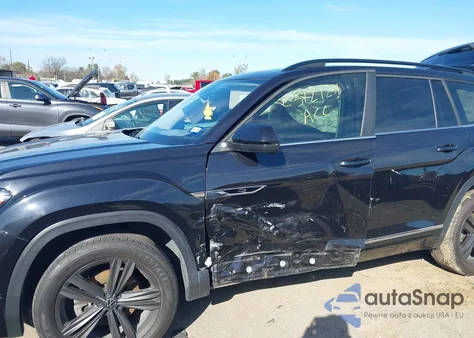 2021 Volkswagen Atlas 3.6L V6 Se W/Technology R-Line from USA, damaged, VIN 1V2RR2CA1MC575613